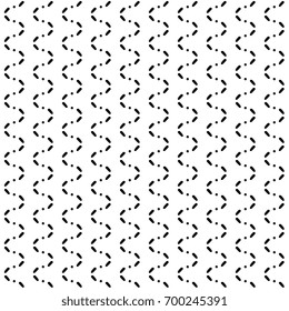 Simple textured geometric all over dot line design. Vector seamless background. Print block for fabric, textile, decoupage paper, package. Graphic style black and white template.