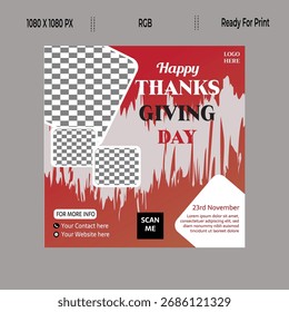 Simple Thanks Giving Template Design