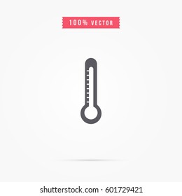simple thermometer icon design