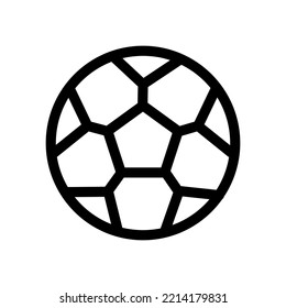 simple thin line football icon