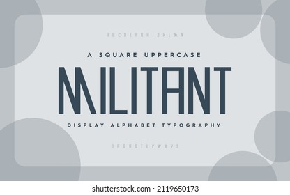 Simple thin vector font set. A to z typography letter. Vector illustration word.