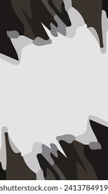 Fondo simple de espinas con área de copia. Adecuado para afiches y pancartas