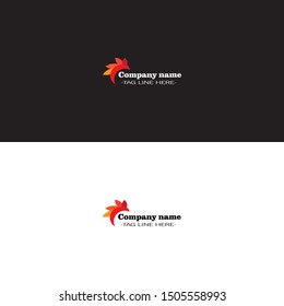 simple thorns logo on white and black background.