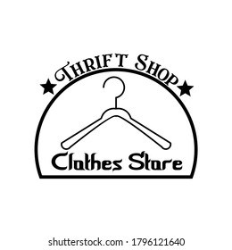 Simple Thrift Shop Logo For Thrift Shop Or Clothes Store.