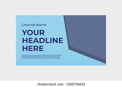 SIMPLE THUMBNAIL TEMPLATE DESIGN WITH LIGHT BLUE COLOR.