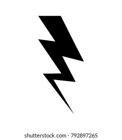 Simple thunder icon