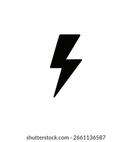 a simple Thunderbolt icon on white