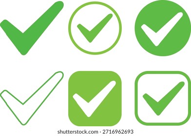 Einfaches Zickzacksymbol akzeptiert genehmigendes Zeichen."Grünes Häkchen Symbol Symbol setzen.Einfaches Zickzacksymbol akzeptiert genehmigendes Zeichen	