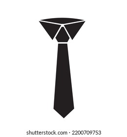 icono de corbata simple. ilustración vectorial 