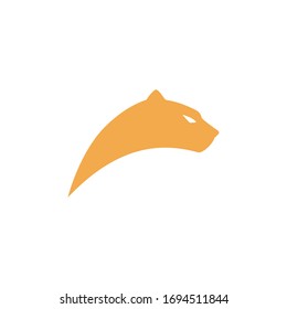 simple tiger head logo. can use for any company. made on white background