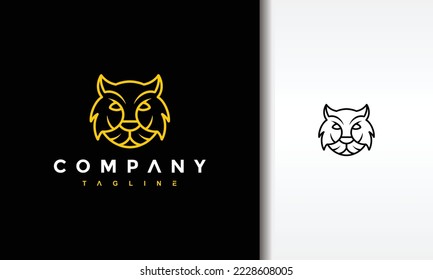 el logotipo de la línea de tigre	