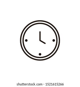 Simple of Time and clock icon template color editable. Contains such Icons as Time Inspection, Log, Calendar and more symbol vector sign isolated on white background for graphic and web design.