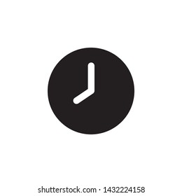 Simple time flat icon design vector