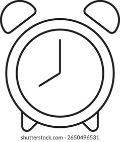Icono de tiempo simple color de Plantilla editable. Signo de Vector del símbolo de la inspección del tiempo aislado en el fondo blanco para el gráfico y el Diseño web