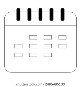 Simple of Time Related Vector Line Icon. Icon as Timer, Speed, Alarm, Restore, Time Management, Calendar and more. Vector Simple icon. Eps 10. 
