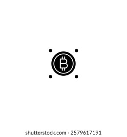 A simple and timeless coin icon, representing money and currency, perfect for finance apps, banking graphics, and economic branding.