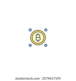 A simple and timeless coin icon, representing money and currency, perfect for finance apps, banking graphics, and economic branding.