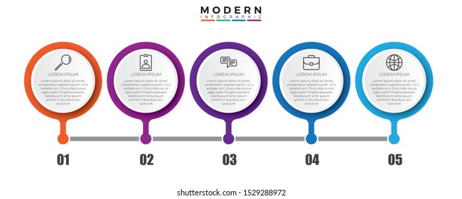 Simple Timeline infographic design template. Timeline infographics design vector and marketing icons.