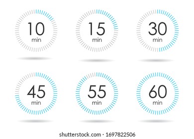 Simple timer set. Realistic image of a sports stopwatch. Symbol competition.