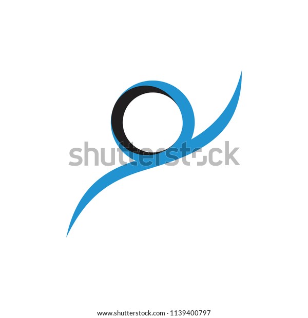 simple tire flow design\
logo vector 