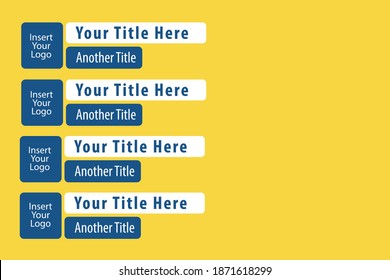 simple title bar for your design