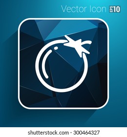 Simple Tomato vector symbol icon useful for logo.