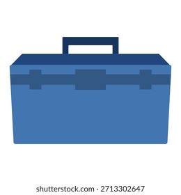 Einfache Toolbox mit Handle-Illustration