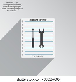 Simple Tools or Repair Icon.