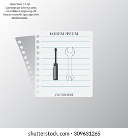 Simple Tools or Repair Icon.