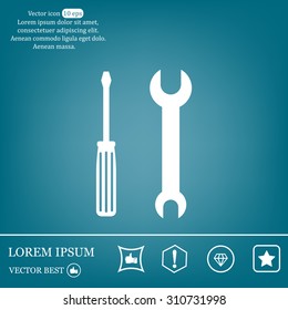 Simple Tools or Repair Icon.
