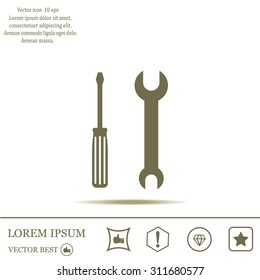 Simple Tools or Repair Icon.