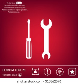Simple Tools or Repair Icon.
