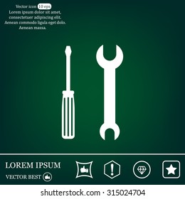 Simple Tools or Repair Icon.