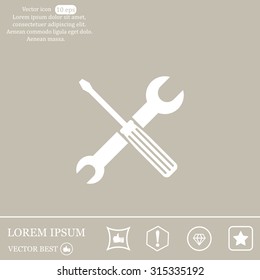 Simple Tools or Repair Icon.