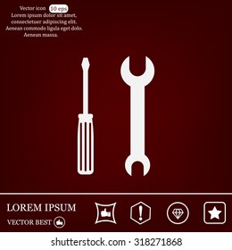 Simple Tools or Repair Icon.