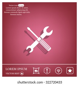 Simple Tools or Repair Icon.