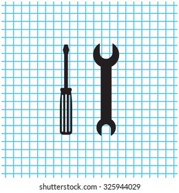 Simple Tools or Repair Icon.