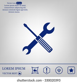 Simple Tools or Repair Icon.