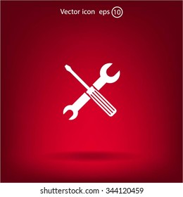 Simple Tools or Repair Icon.