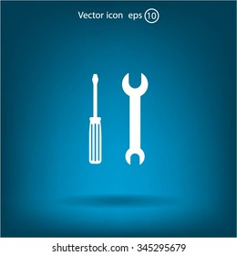 Simple Tools or Repair Icon.