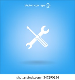 Simple Tools or Repair Icon.