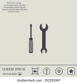 Simple Tools or Repair Icon.