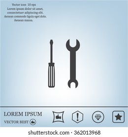 Simple Tools or Repair Icon.