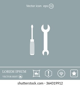 Simple Tools or Repair Icon.