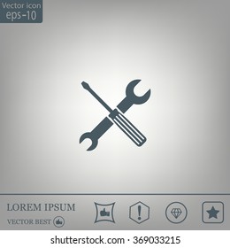 Simple Tools or Repair Icon.