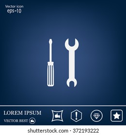 Simple Tools or Repair Icon.