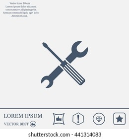Simple Tools or Repair Icon.
