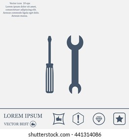 Simple Tools or Repair Icon.