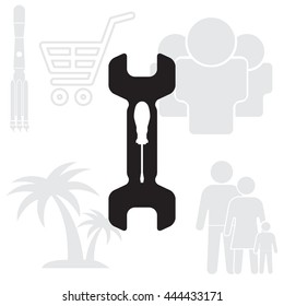 Simple Tools or Repair Icon