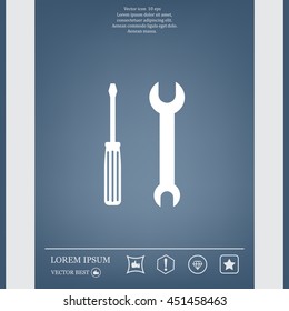 Simple Tools or Repair Icon.